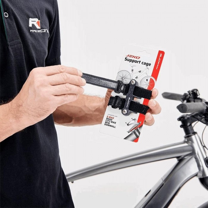 Support de porte-bouteille universel JEKO XL 450mm avec vis RaceOne pour vélo - 1