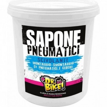 Sapone Scivolante per Montaggio Pneumatici Dr.bike 1kg - Lubrificante per Installazione Sicura - 1 - Grasso - 8005586230607