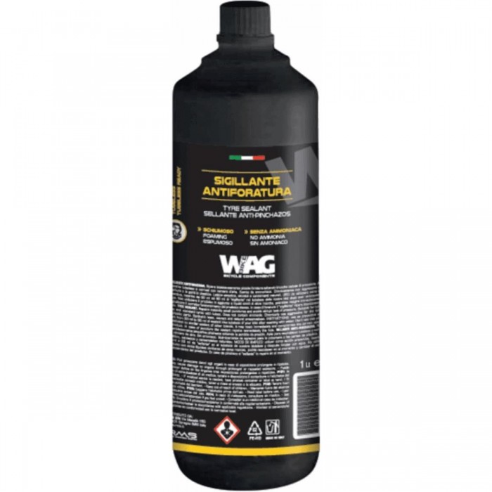 Foam Sealant 1L for Tubeless and Inner Tubes - Instant Puncture Repair - 1