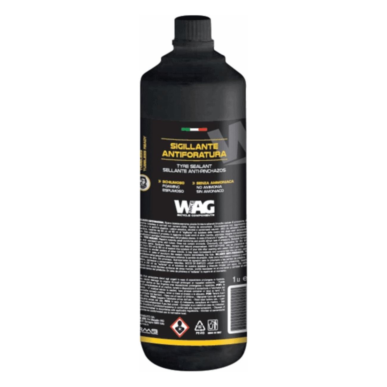 Foam Sealant 1L for Tubeless and Inner Tubes - Instant Puncture Repair - 1