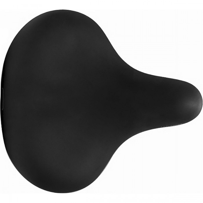 Unisex Black Citybike Saddle 260x243 mm - Comfortable and Breathable - 1