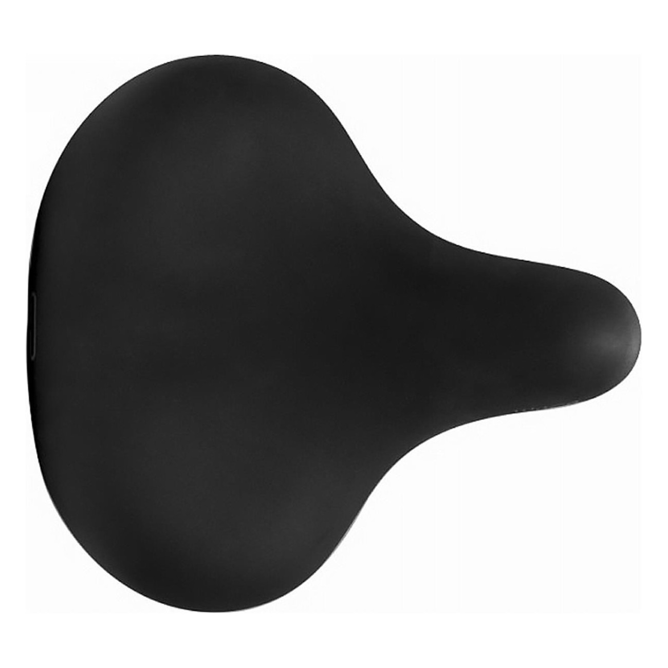 Unisex Black Citybike Saddle 260x243 mm - Comfortable and Breathable - 1