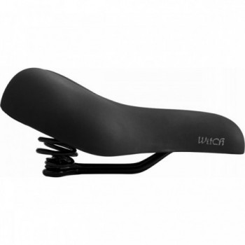 Unisex Black Citybike Saddle 260x243 mm - Comfortable and Breathable - 2