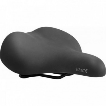 Unisex Black Citybike Saddle 260x243 mm - Comfortable and Breathable - 3