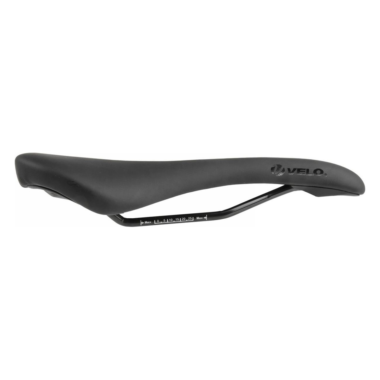 VELO Speedflex Basic Saddle 278x142 mm Black with Steel Frame MV - 2