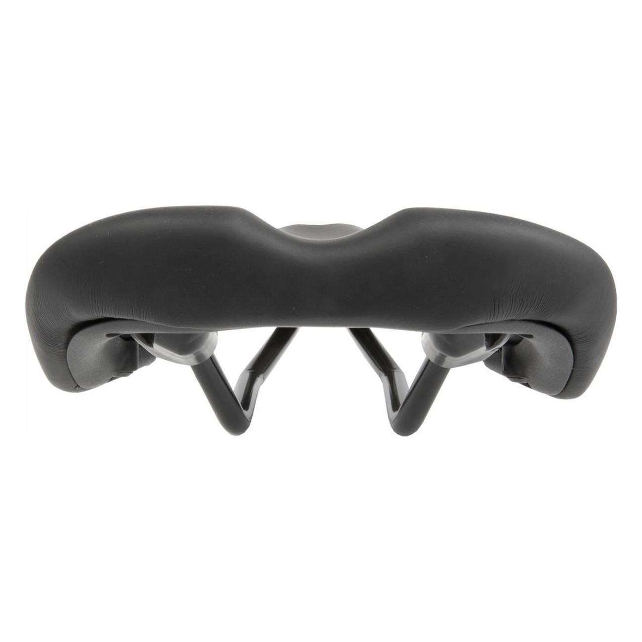 VELO Speedflex Basic Saddle 278x142 mm Black with Steel Frame MV - 4