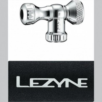 Lezyne Pompa CO2 Testa Controllo Drive CNC in Alluminio Argento per Gonfiaggio Preciso - 1 - Bombolette e dosatori co2 - 4712805