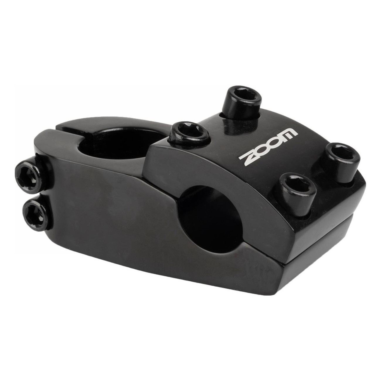 BMX Ahead Handlebar Stem Zoom 50mm Black Aluminum Ø22.2mm - Stability & Control - 1