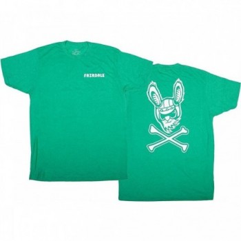 T-shirt Fairdale Jolly Rodgers Verte XL en 100% Coton avec Logo Original - 3