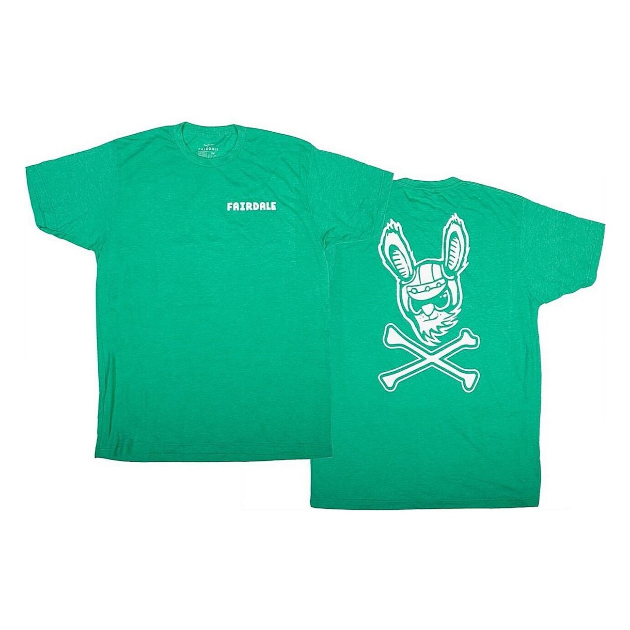 T-shirt Fairdale Jolly Rodgers Verte XL en 100% Coton avec Logo Original - 3