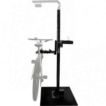 Cavalletto di Montaggio Elettrico BikeLift Top Assist Pro E, Altezza Regolabile 88-198cm/98-208cm, Nero, Acciaio - 1 - Portabici