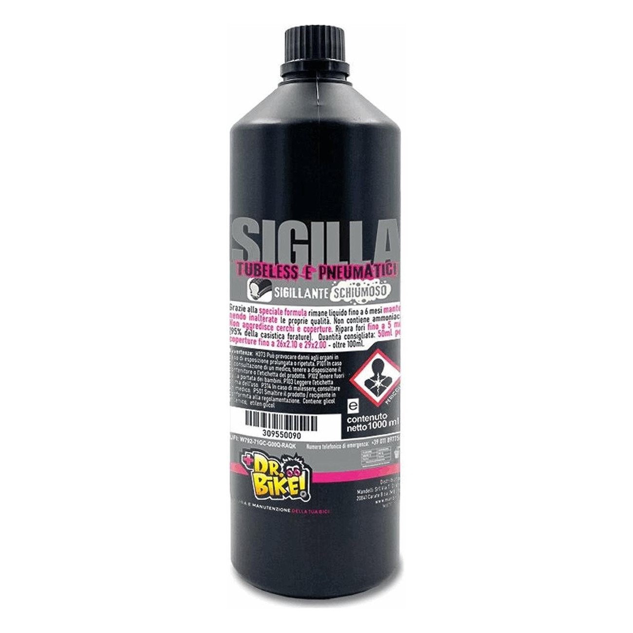 Sigillante Schiumoso Dr.bike 1L - Alta Qualità e Affidabilità per Superfici Diverse - 1 - Lattice sigillante - 8005586229601