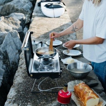 Camping-Kit aus Edelstahl: Teller und Schüssel für Campfire-Service - 8