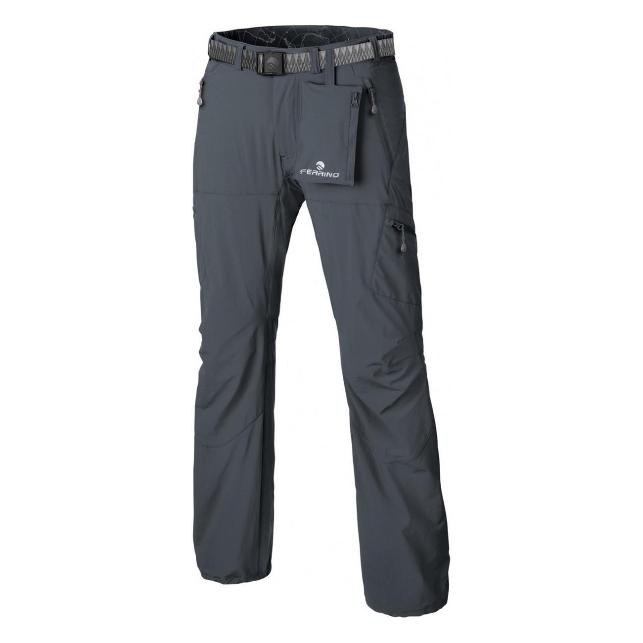 Pantalones de trekking hombre Hervey antracita talla 52 elásticos - 1