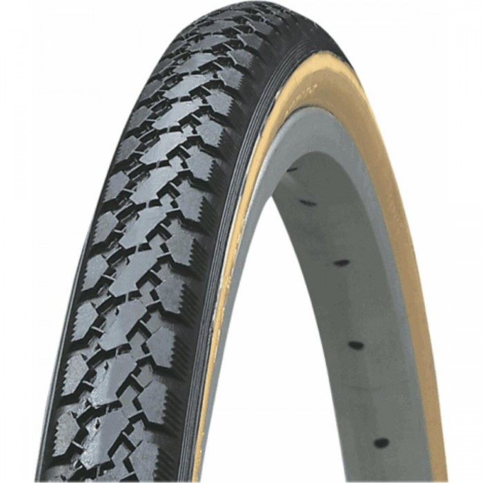 Urban City Tire 28x1 5/8 700x35 Brown Black, 22 TPI, for Urban Use - 1