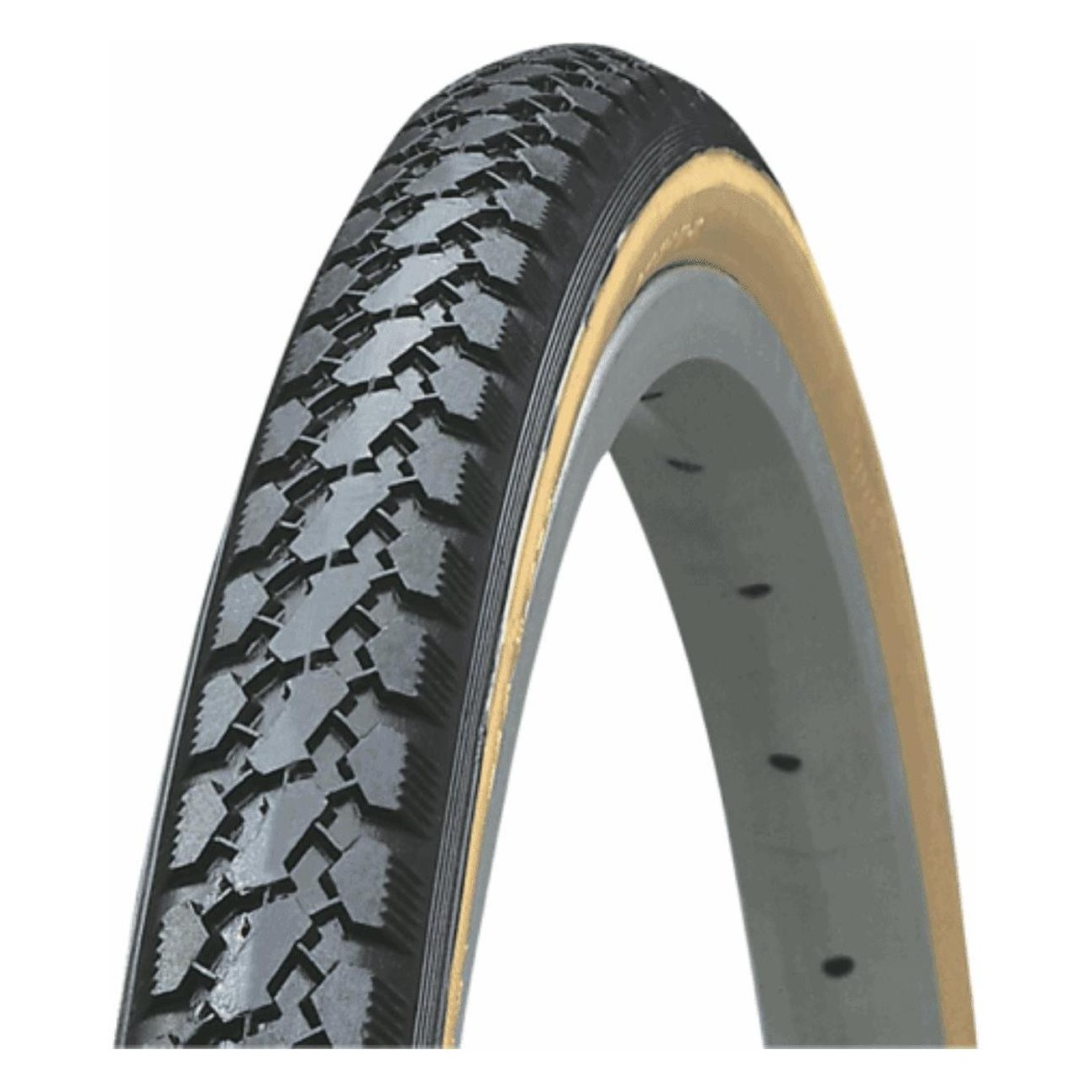 Urban City Tire 28x1 5/8 700x35 Brown Black, 22 TPI, for Urban Use - 1