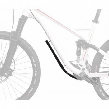 Protection Universelle Cadre Vélo DT Armor 70x450 mm - Résistante et Facile à Installer - 2