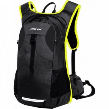 Sac à dos Hydrique Elbrus 20L Noir/Jaune, Dimensions 46x26 cm, Compatible 2L - 1