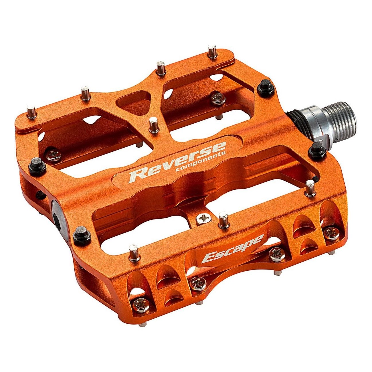 Robuster Plattform-Pedal für MTB - Fuga Invers Pedal Orange - 1