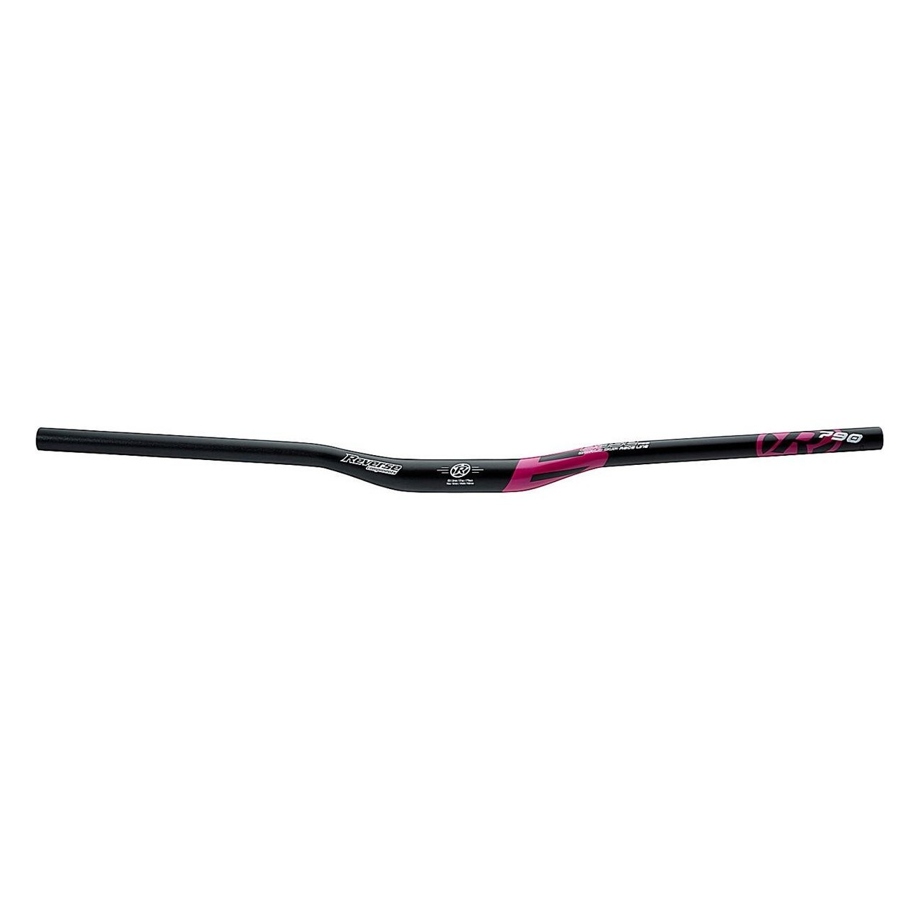 Reverse Handlebar 790mm Ø31.8mm with 18mm Rise - Matte Black-Candy for Enduro - 1