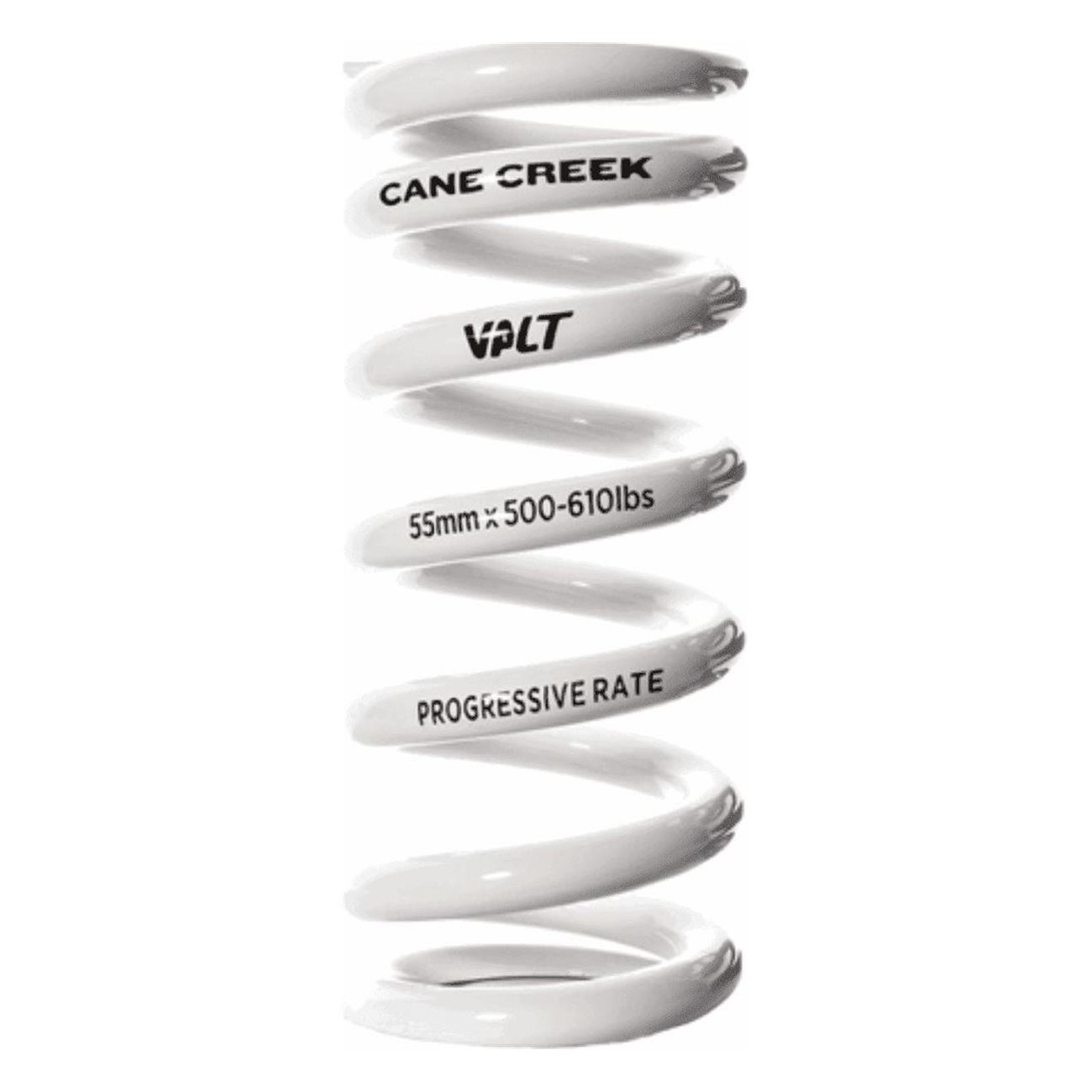 VALT Progressive Spring in Superlight Steel 55mm, 550-670 Lbs/In - High Performance - 1