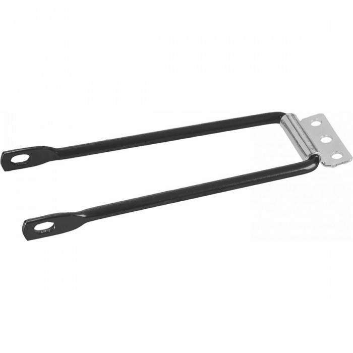 Placa Portaequipajes de Acero Negro 140mm para Bicicletas 24''/28'' - 1