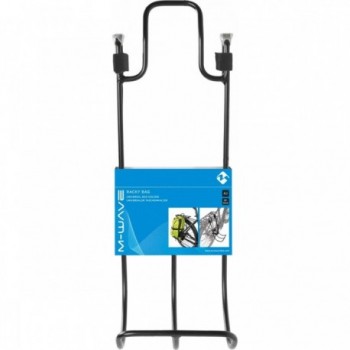 Universeller Gepäckträger Racky Bag aus schwarzem Aluminium - Max. 5 kg - 6