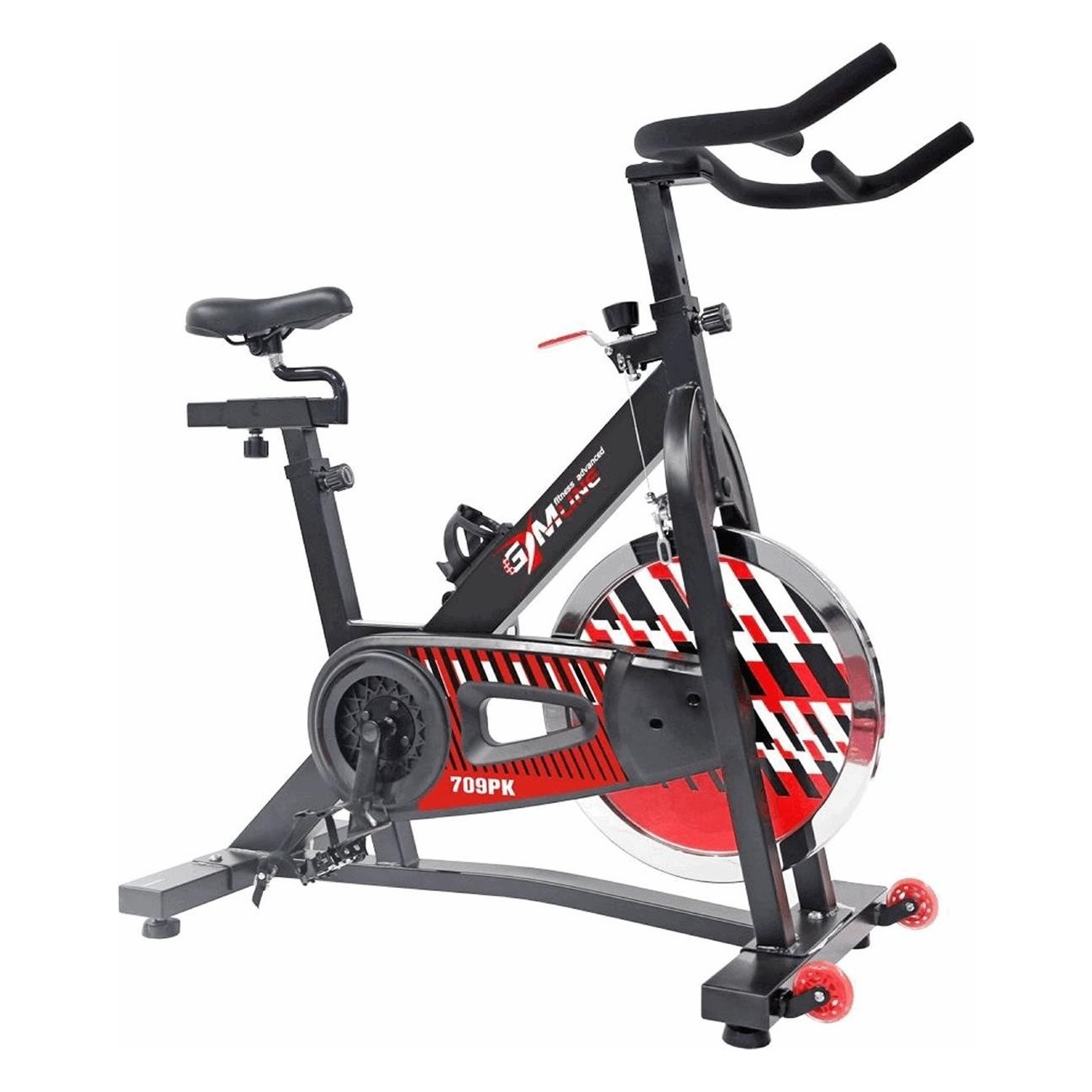 SPN-BIKE 709PK Heimtrainer mit Multifunktionscomputer und verstellbarem Sattel - 1