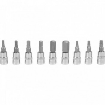 Chiave Dinamometrica Mighty 1/4 2-24 nm con Inserti Brugola 3-10 mm e Torx T20-T30 - 3 - Estrattori e strumenti - 4015493880431