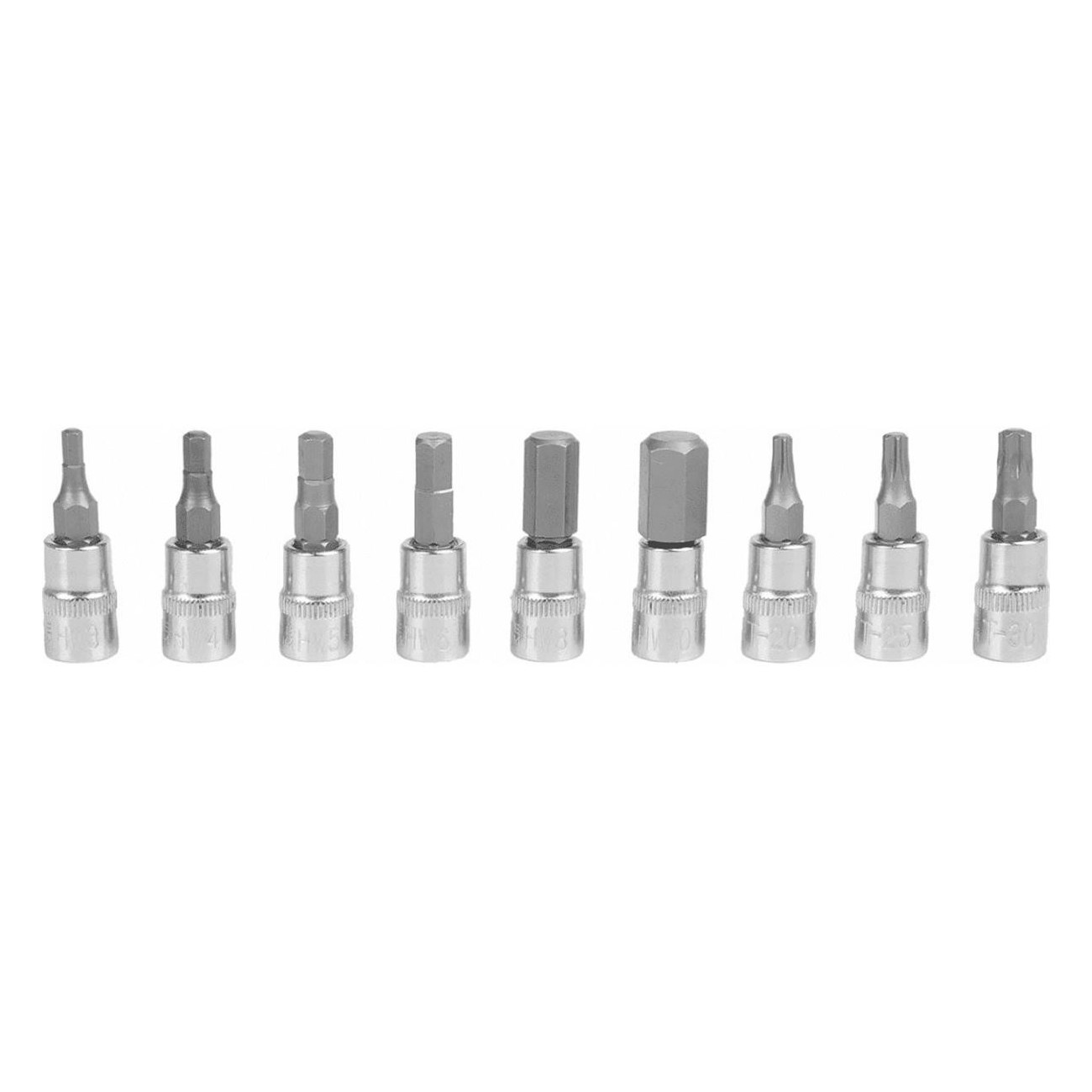 Chiave Dinamometrica Mighty 1/4 2-24 nm con Inserti Brugola 3-10 mm e Torx T20-T30 - 3 - Estrattori e strumenti - 4015493880431