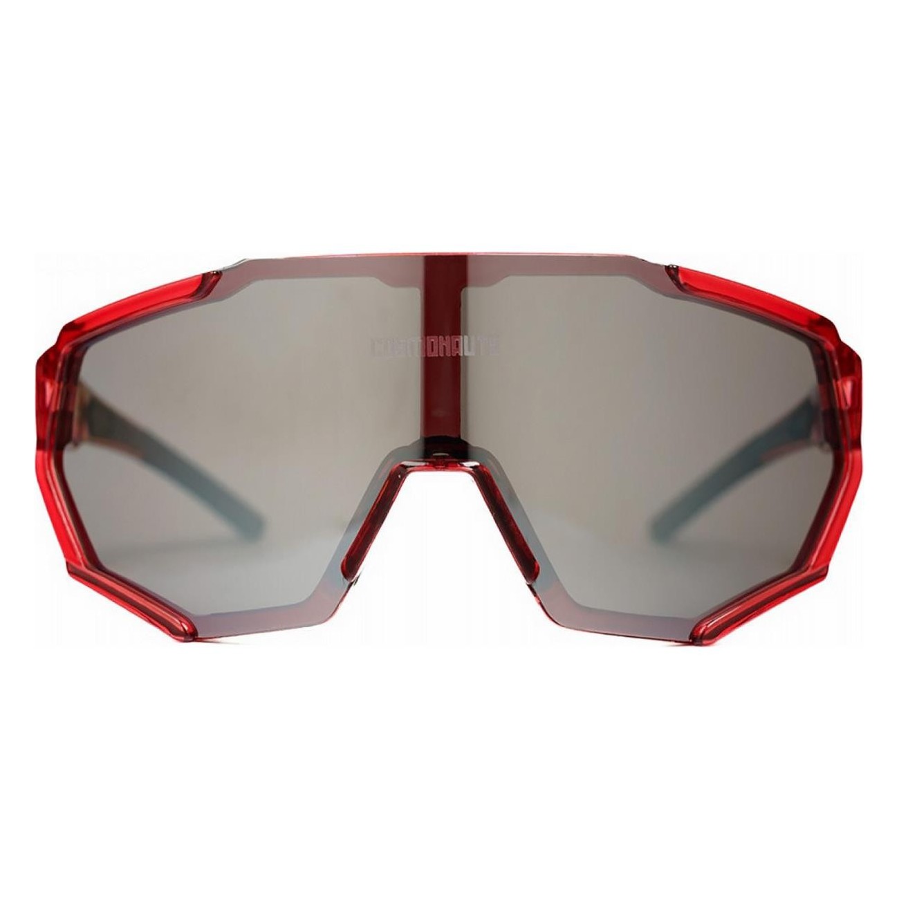 Pioneer 10 Red Cycling Glasses with Polycarbonate Lenses Erredi, Lightweight and Protective - 2