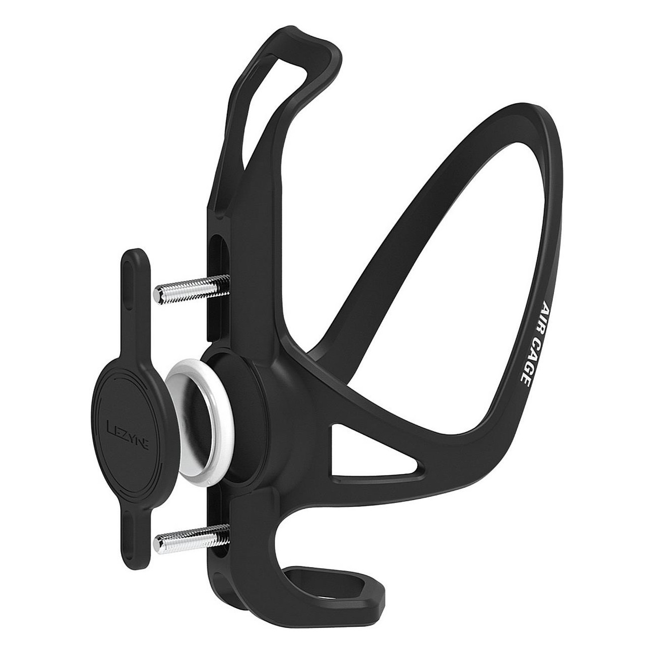 Support de bouteille Lezyne Matrix Air Cage Noir avec compartiment secret pour AirTag - 1