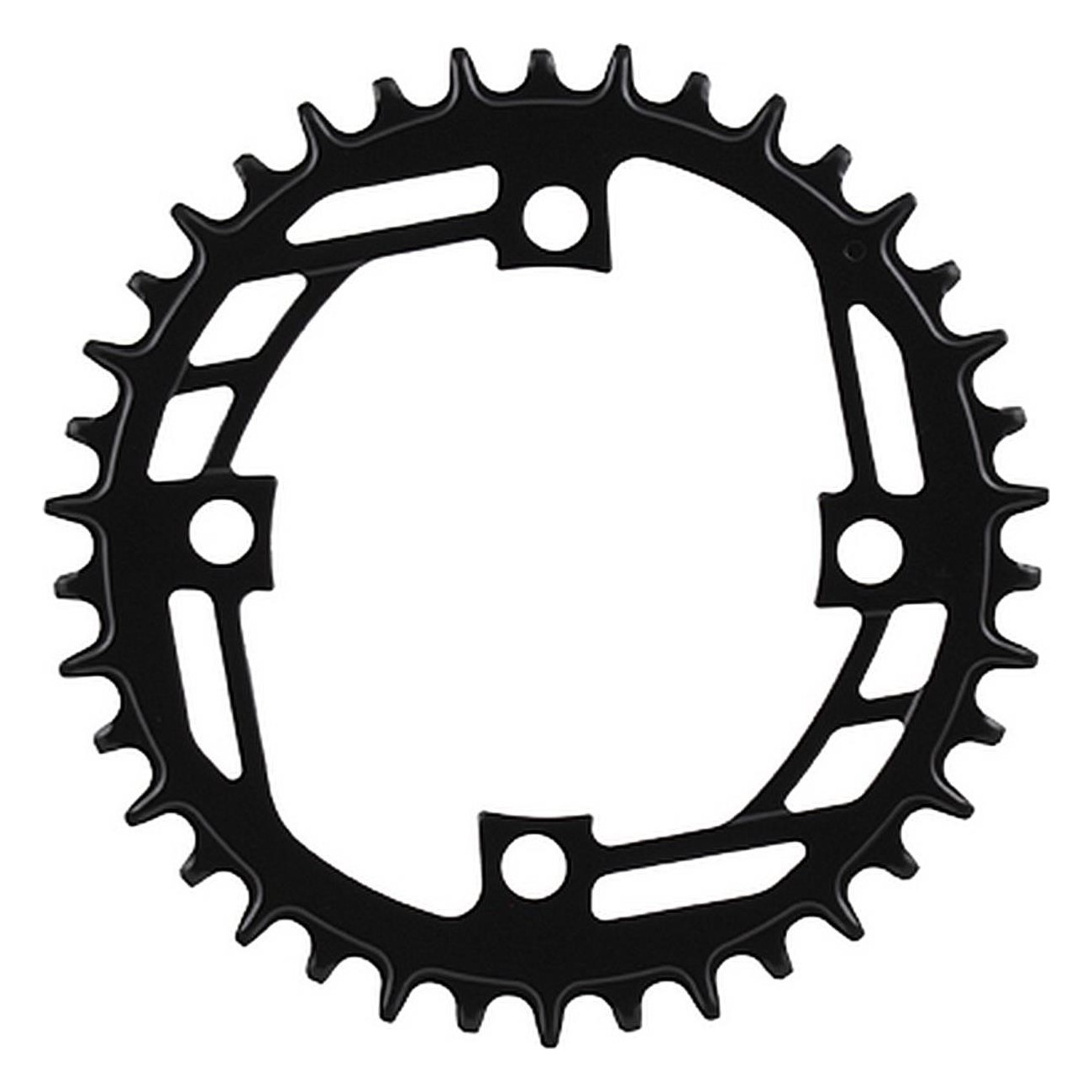 8059796062206 - Kettenblatt E-Bike aus Stahl 38 Zähne BCD 104mm 4-Loch 1x11 12v Schwarz - Narrow Wide MTB 8059796062206 - Kettenblatt E-Bike aus Stahl 38 Zähne BCD 104mm 4-Loch 1x11 12v Schwarz - Narrow Wide MTB