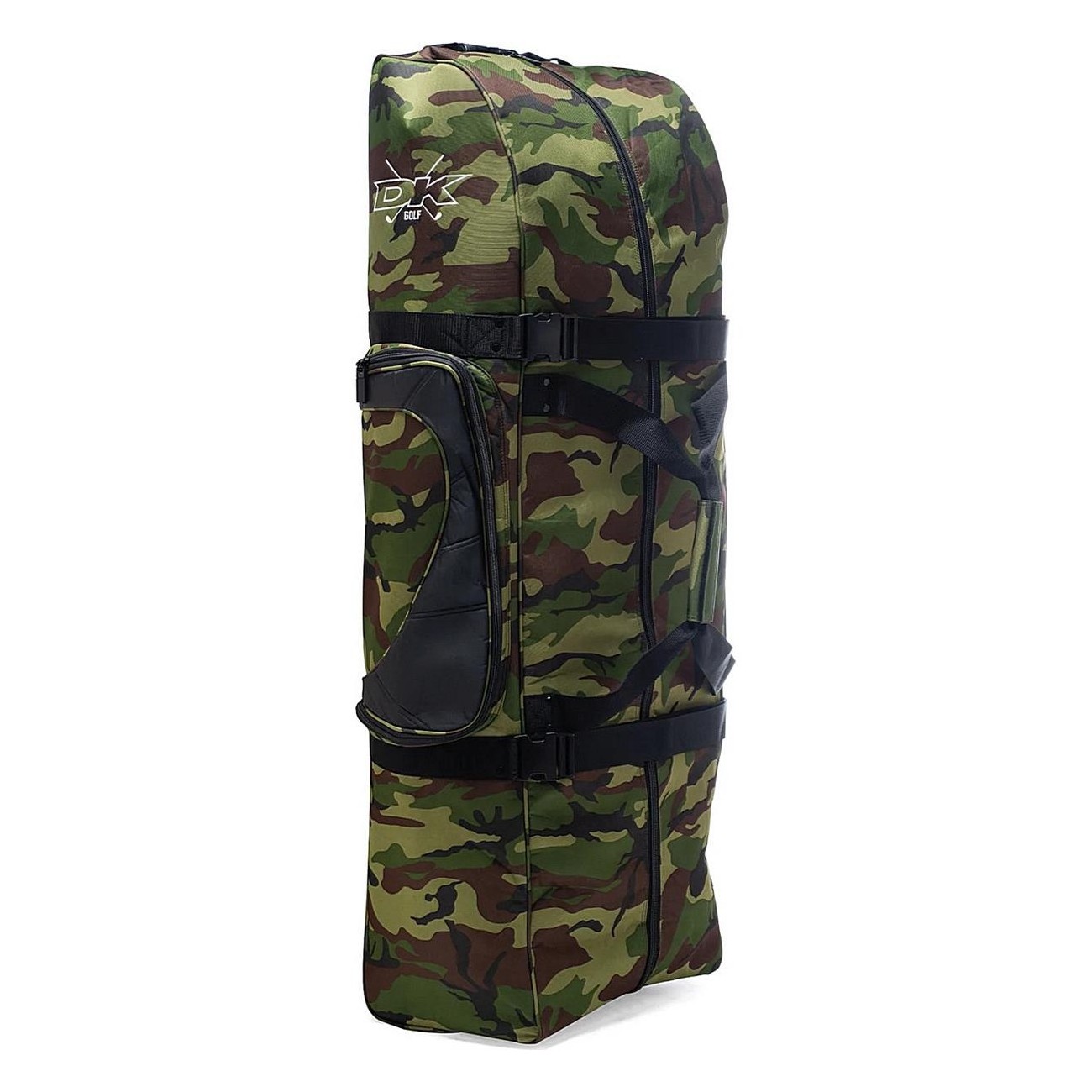 Bolsa de Viaje Camo para Bicicleta de Golf DK con Ruedas Giratorias y Bolsillo Acolchado - 1