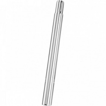 Tige de selle Ergotec en aluminium 25.4mm x 300mm argent - Sans collier - 1