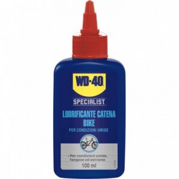 WD-40 Kettenöl für nasse Fahrräder 100ml - Korrosionsschutz und langlebige Schmierung - 1