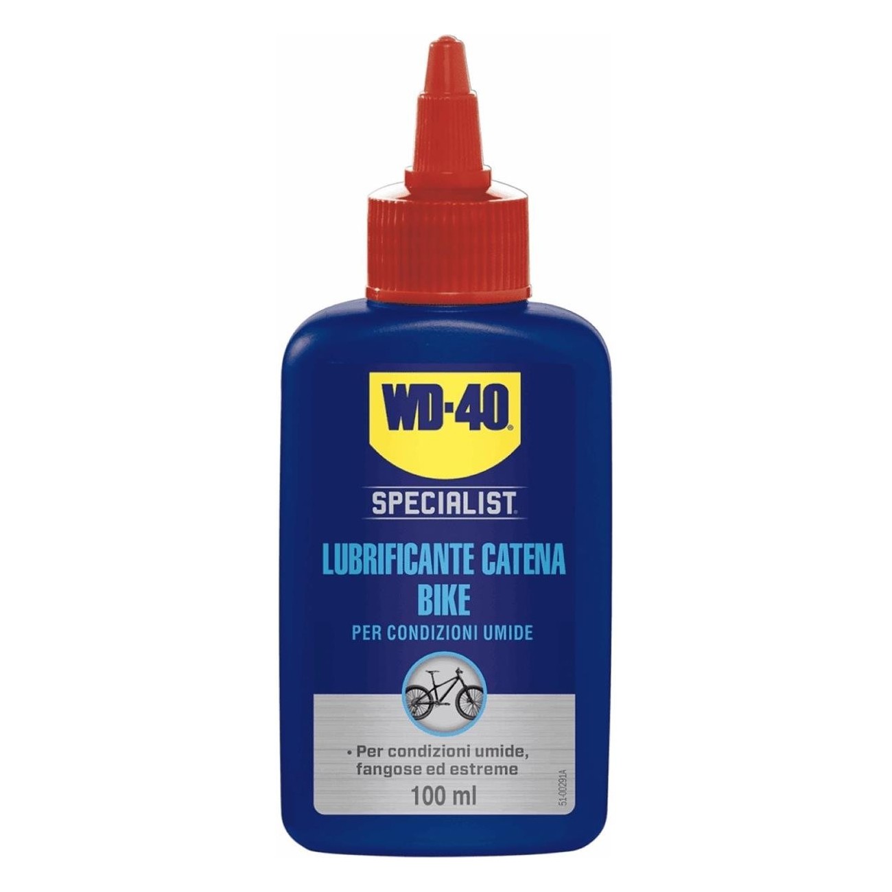 Lubricante para Cadenas de Bicicleta Húmedas WD-40 100ml - Protección Anticorrosión - 1