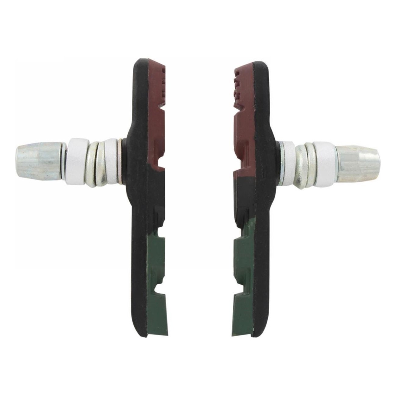 PROMAX 70mm V-Brake Shoes Tricolor with High-Performance Pad System - 1