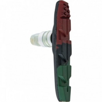 Ganasce Freno a V PROMAX 70mm Tricolore con Sistema di Pastiglie ad Alte Prestazioni - 2 - Pattini - 4015493360384