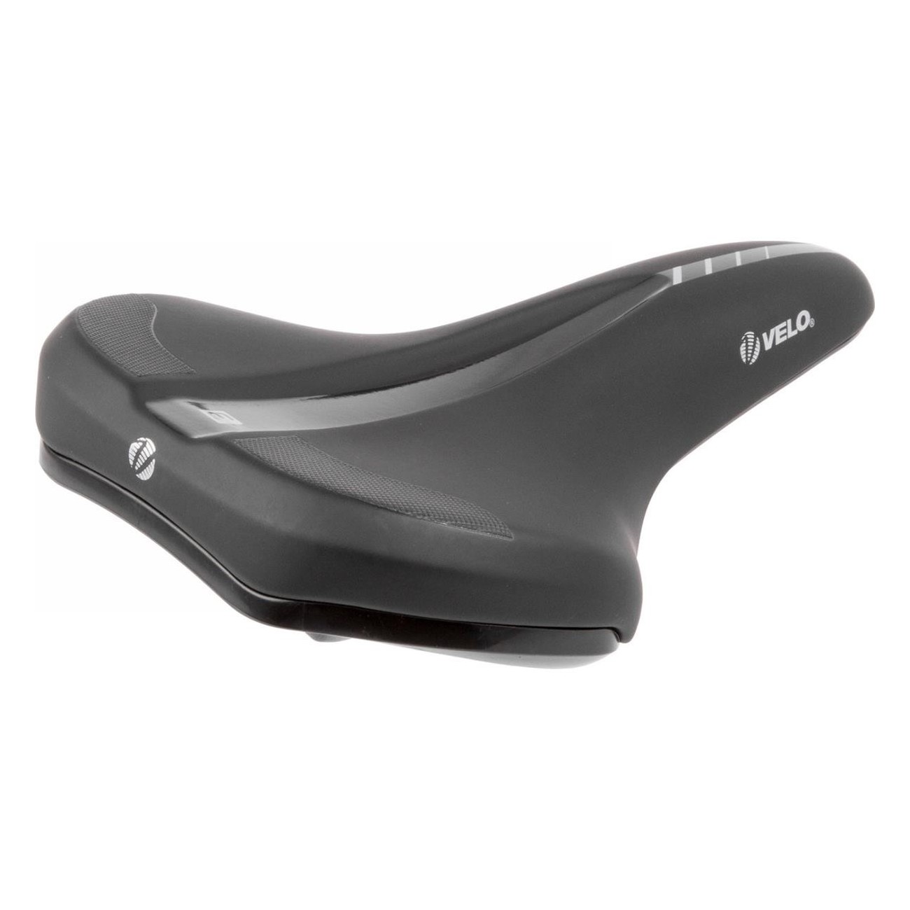 Selle e-bike VELO-FIT E1 XL 176x270 mm Noir pour Vélos Électriques - 1