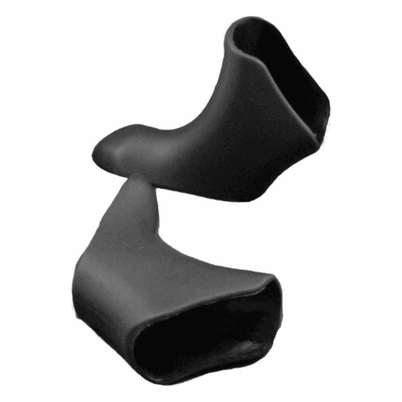 Pair of Compatible Lever Covers for Campagnolo 10v Black - 1