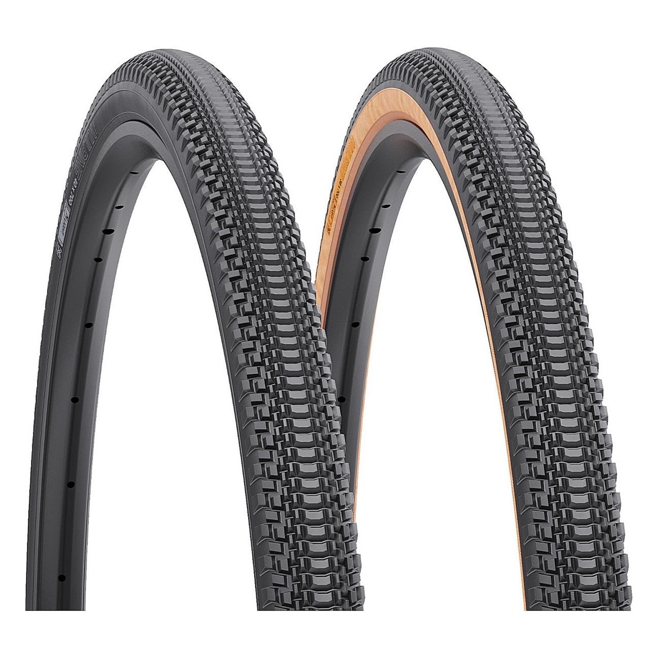 Vulpine Gravel Tire 700 x 36c 60 TPI Dual DNA TCS Light FR Black-Tan - 1