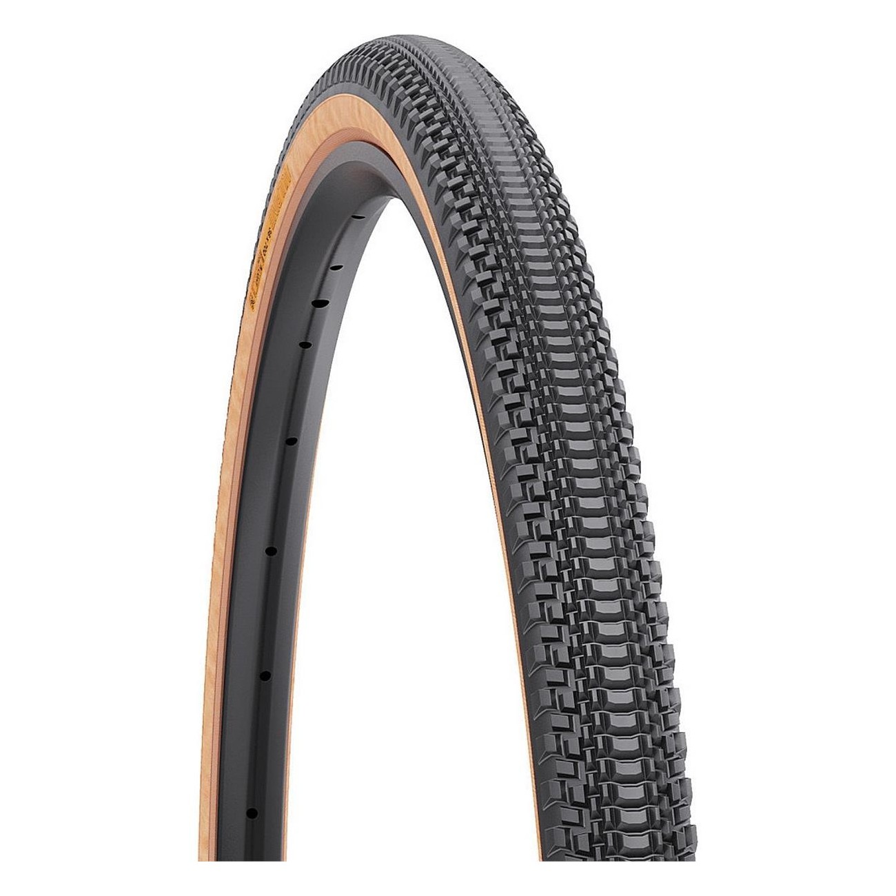 Vulpine Gravel Tire 700 x 36c 60 TPI Dual DNA TCS Light FR Black-Tan - 2