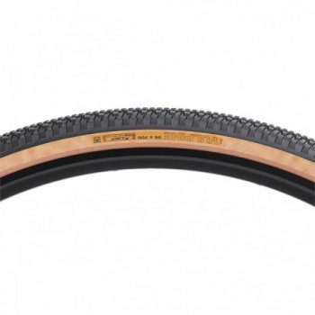 Vulpine Gravel Tire 700 x 36c 60 TPI Dual DNA TCS Light FR Black-Tan - 7