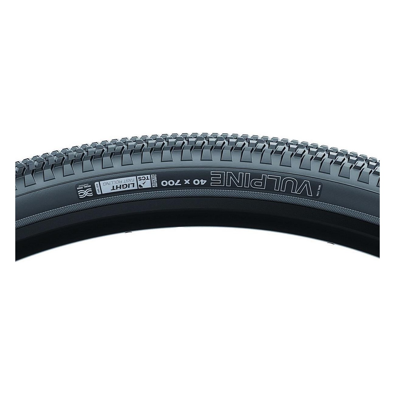 Vulpine Gravel Tire 700 x 36c 60 TPI Dual DNA TCS Light FR Black-Tan - 8