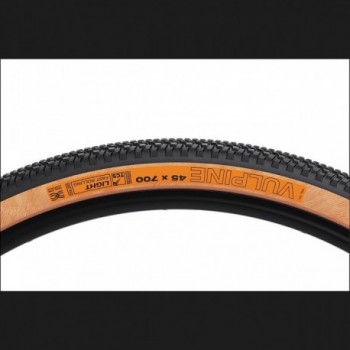 Vulpine Gravel Tire 700 x 36c 60 TPI Dual DNA TCS Light FR Black-Tan - 9