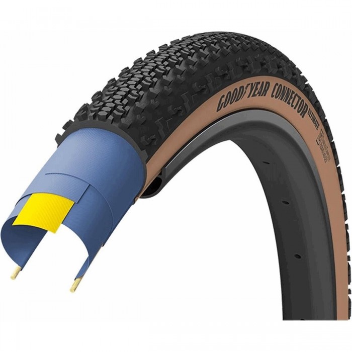 Pneu Goodyear Connector 700x35 Tubeless Noir/Para 120TPI Dynamic Silica4 - 1