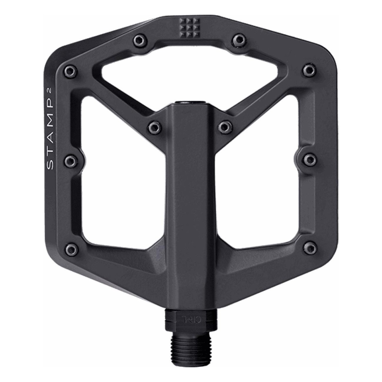 Crankbrothers Stamp 2 Small Black Offroad Pedals 2020 - Ideal for Freeride, Enduro, Trail, Downhill and All Mountain - 1