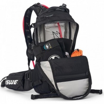 USWE Shred 25L Black Backpack for Freeride and MTB with No Dancing Monkey 2.0 - 8