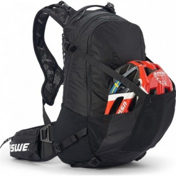 USWE Shred 25L Black Backpack for Freeride and MTB with No Dancing Monkey 2.0 - 10